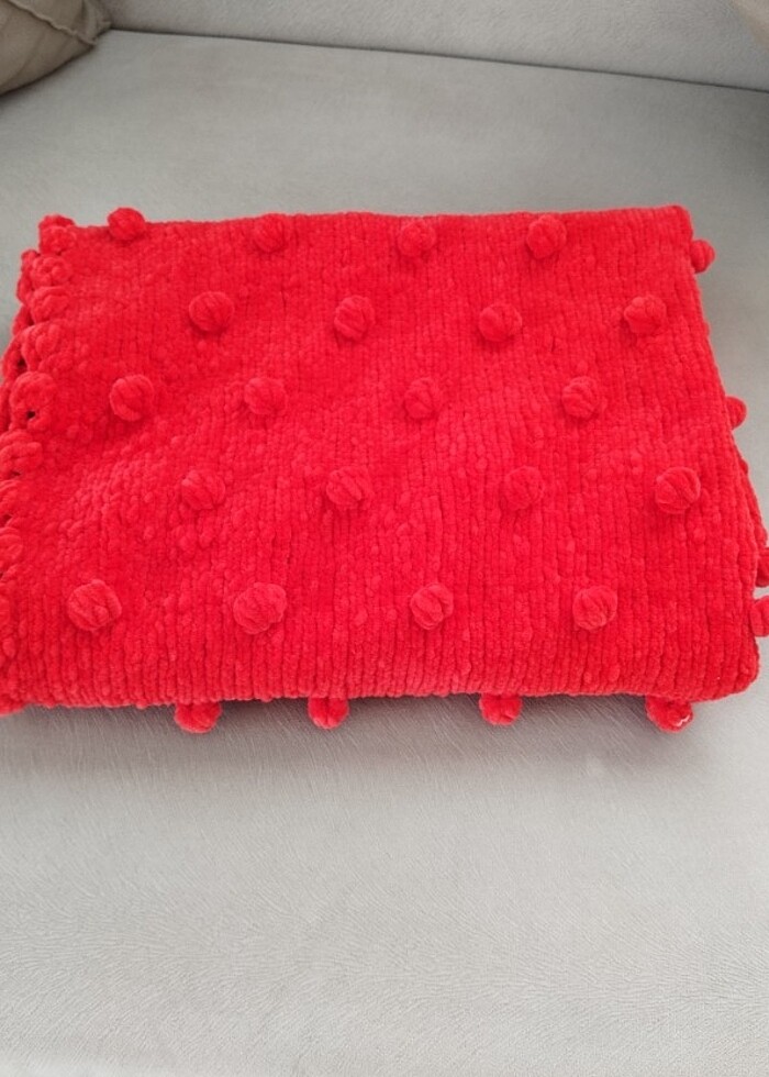 Popcorn bebek battaniyesi  - Görsel 2