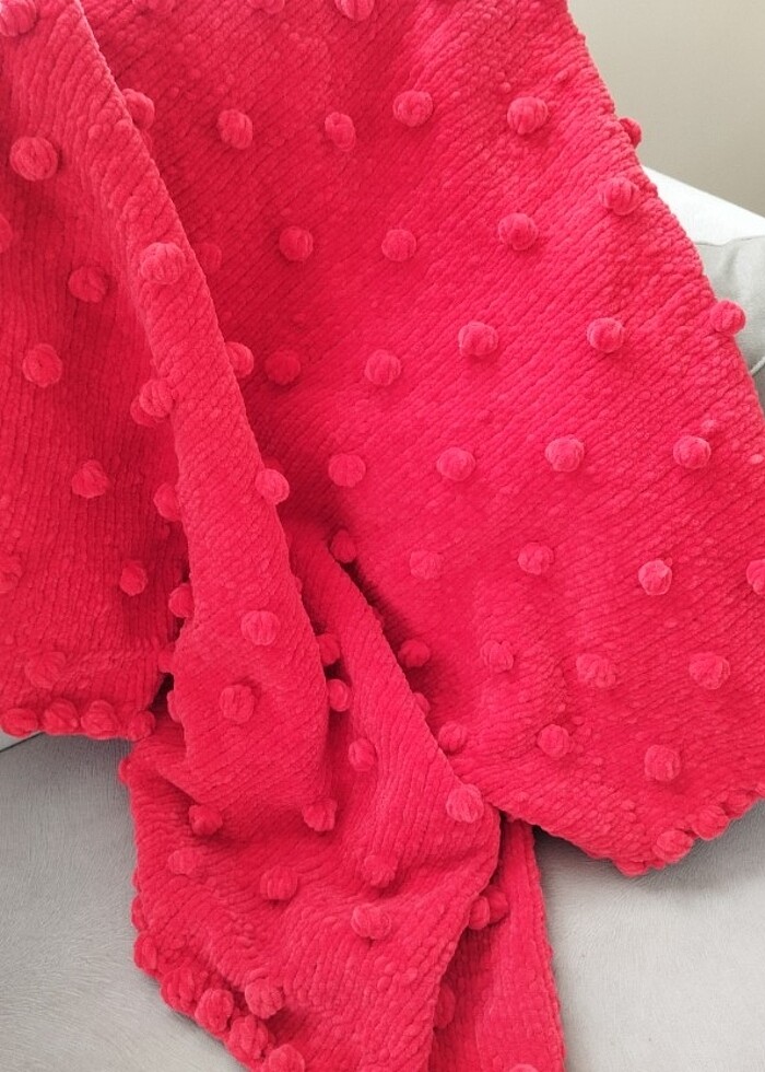 Popcorn bebek battaniyesi  - Görsel 4