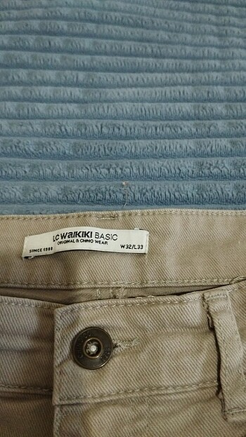 Bej okul pantolonu - Görsel 3