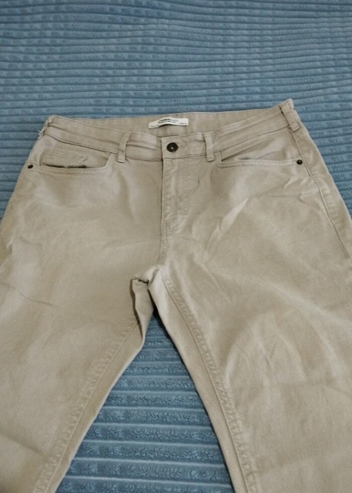 Bej okul pantolonu - Görsel 2