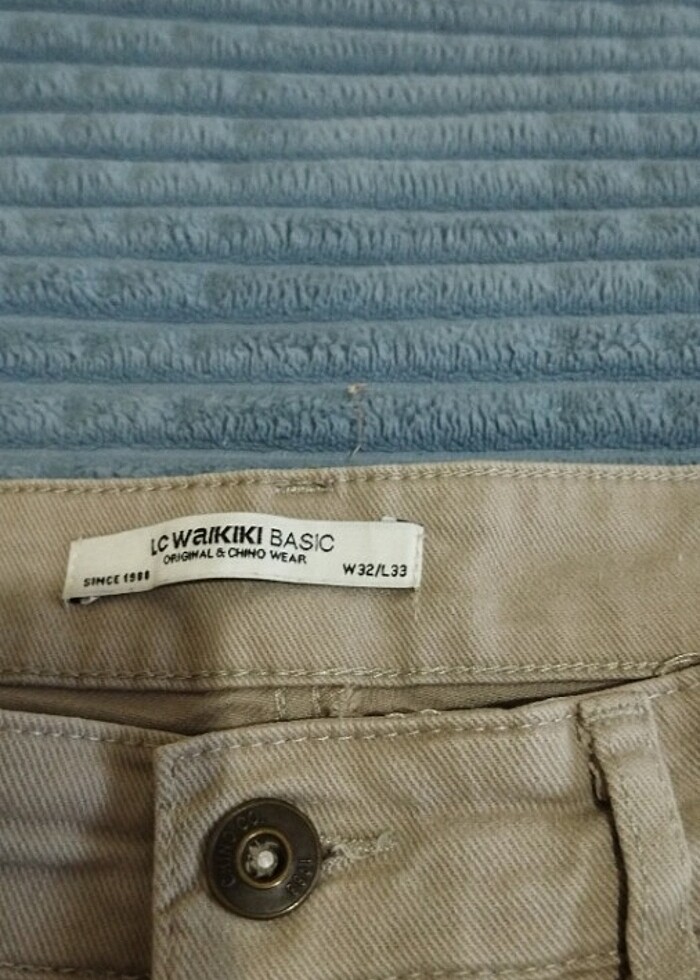 Bej okul pantolonu - Görsel 3