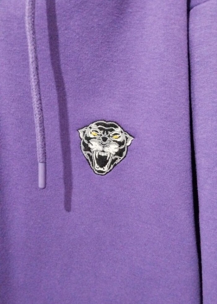 Mor üniversitesi sweatshirt - Görsel 3