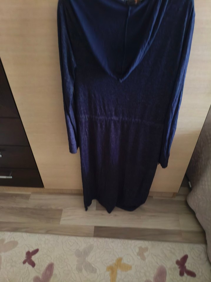 Lacivert Uzun  tunik - Görsel 2