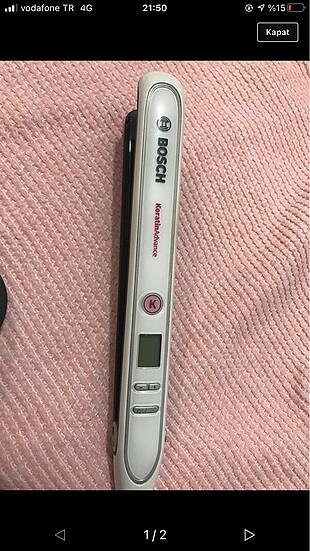 Üründe hiç bir sıkıntı yok keratin özellikli