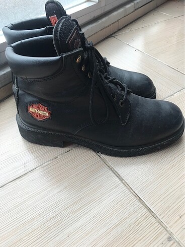 42 Beden Harley Davidson Orijinal Deri Erkek Bot