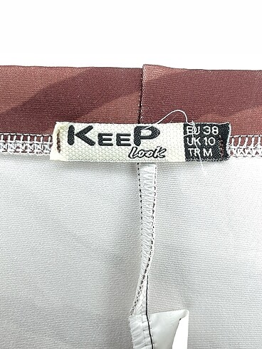 38 Beden kahverengi Renk PreLoved Kumaş Pantolon %70 İndirimli.