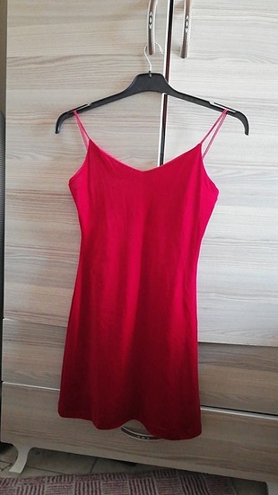 Markasız Ürün Askılı mini elbise