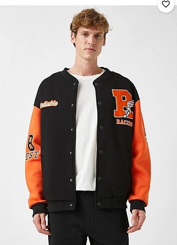 Koton Kolej Bomber Ceket Sweatshirt XS ama S