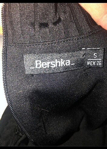 s Beden siyah Renk Bershka şort kısa tulum