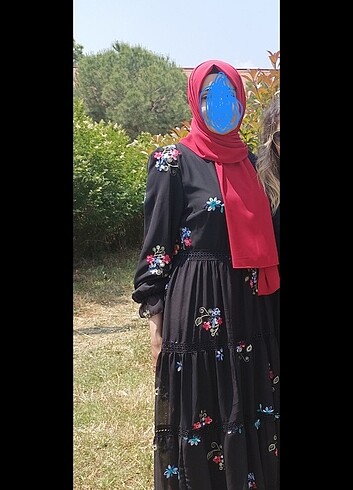 Diğer TESETTÜR ŞİFON ELBİSE ŞAL HEDİYE