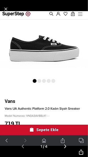 Platform taban vans