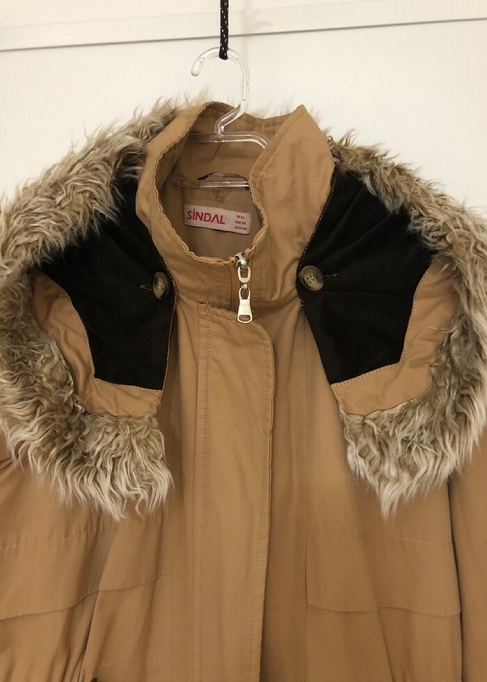 Uzun kanvas mont - Görsel 2