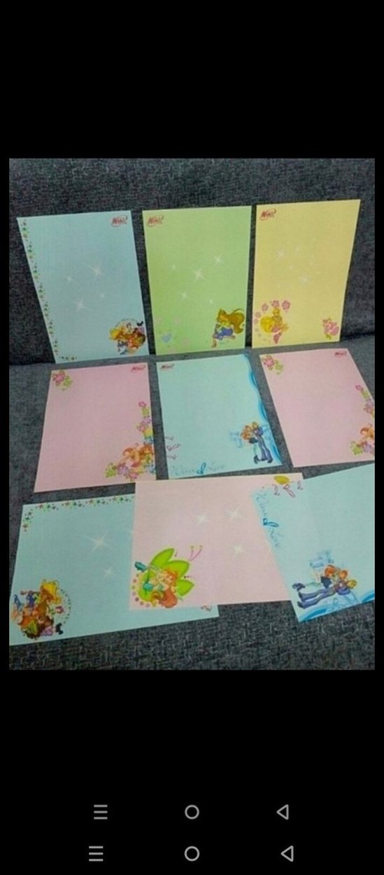 Winx'li mektup kağıtları. #winx #winxclub - Görsel 5