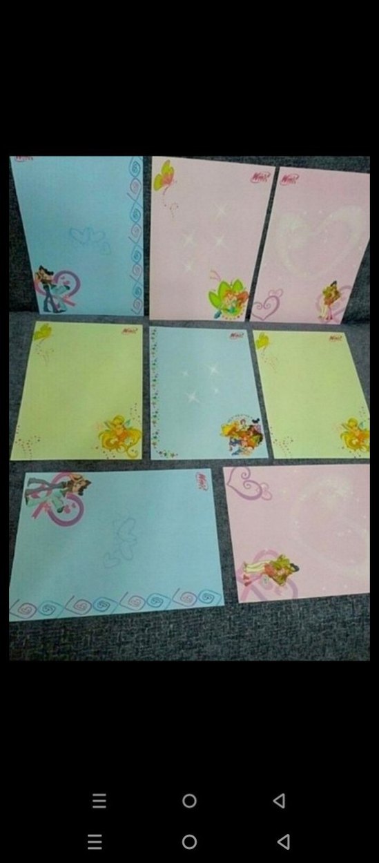 Winx'li mektup kağıtları. #winx #winxclub - Görsel 3