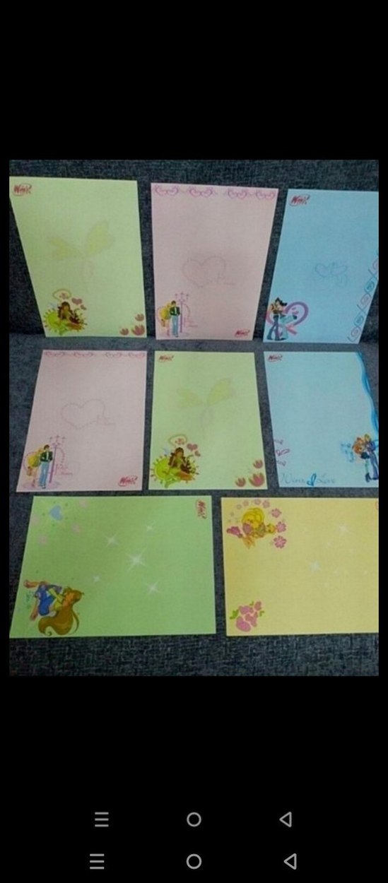 Winx'li mektup kağıtları. #winx #winxclub - Görsel 4
