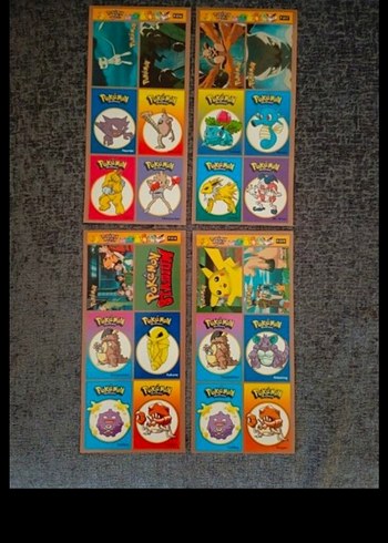 Pokemon sticker seti(19 adet) 
Hepsi birlikte 350 tl - Görsel 3