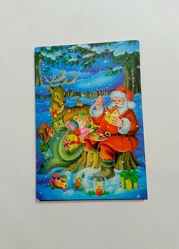 Noel babalı, simli kartpostallar???? Adet 25 tl #kartpostal #sim
