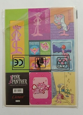 Pembe Panter'li etiket seti hepsi birlikte 75 tl #pembepanter