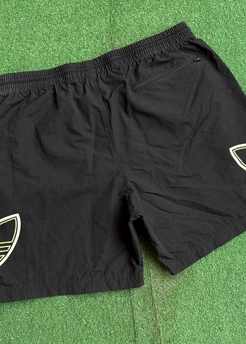 Adidas Erkek Siyah Rahat Kesim Şort - Görsel 5