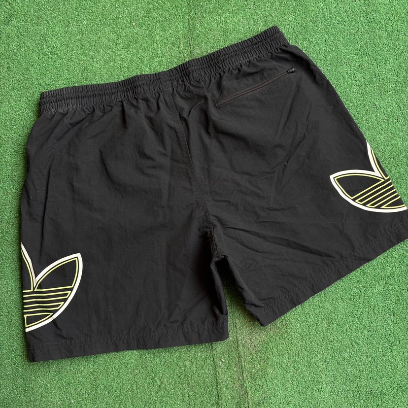 Adidas Erkek Siyah Rahat Kesim Şort - Görsel 5