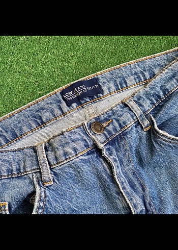 Gri Denim Regular Fit Midi Jean - Görsel 2