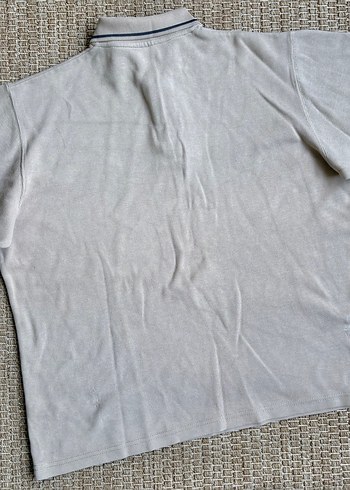 Bej Kısa Kollu Polo Tişört - Görsel 4