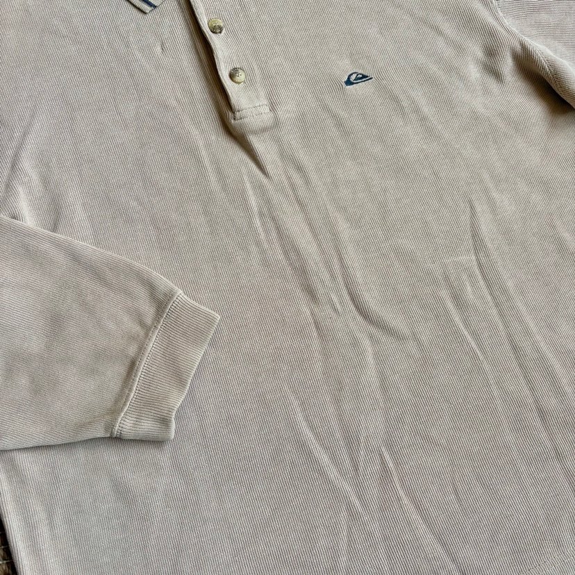 Bej Kısa Kollu Polo Tişört - Görsel 2