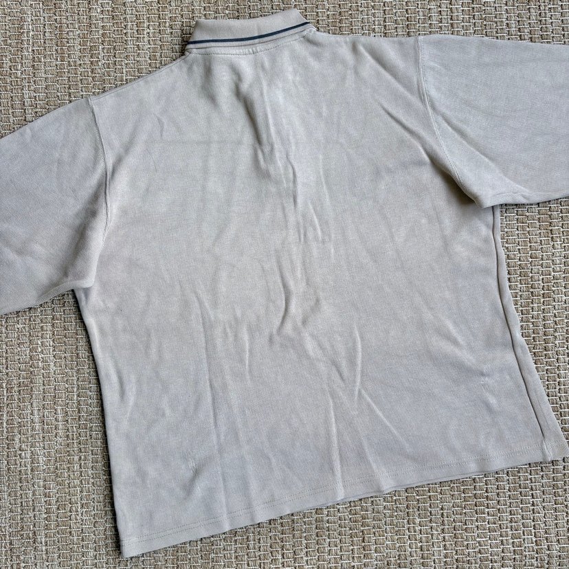 Bej Kısa Kollu Polo Tişört - Görsel 4