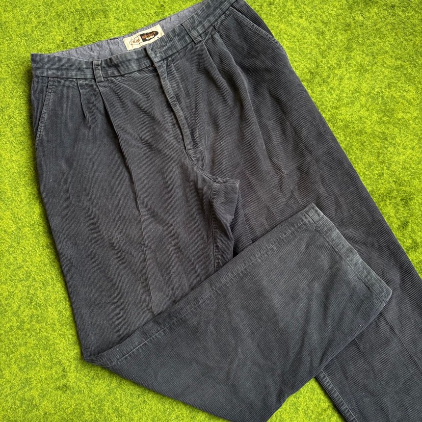 Gri Erkek Bol Kesim Denim Pantolon - Görsel 2