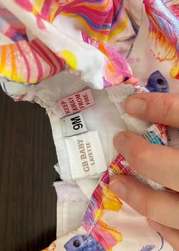 4 parça Kız bebek elbiseleri - Görsel 7