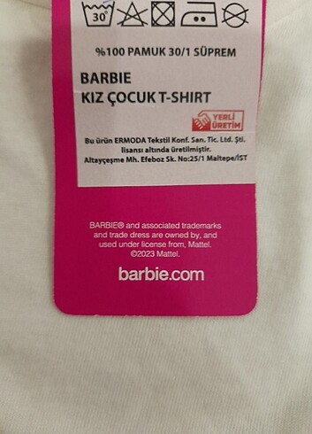 Barbie Barbie çocuk tshirt 