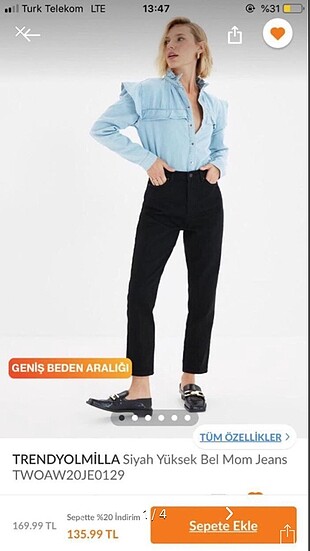 Trendyolmilla Mom Jean