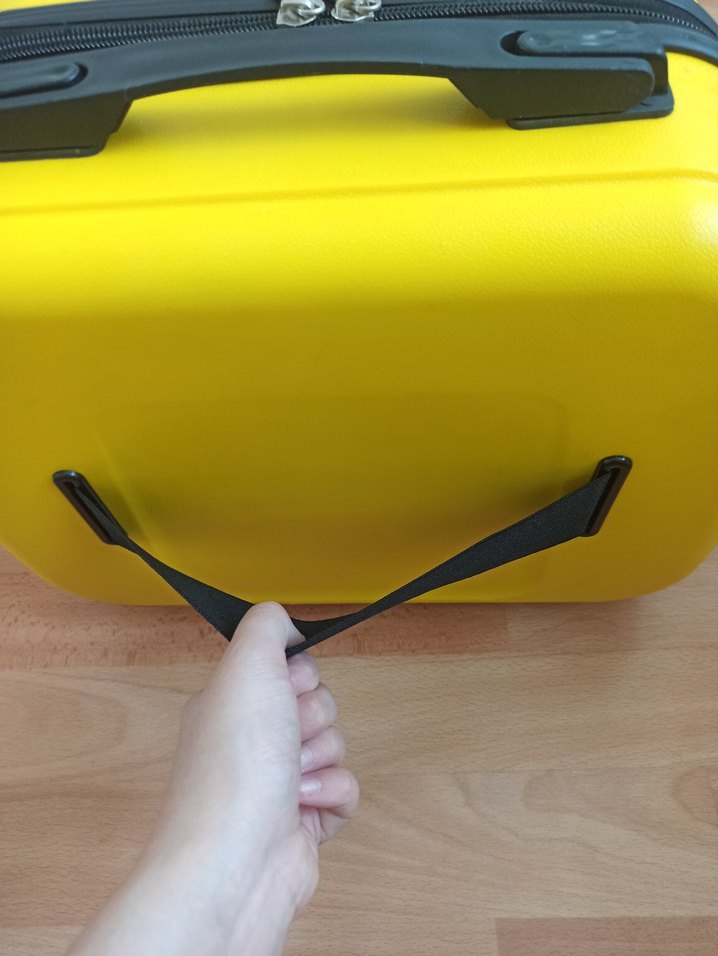 sarı el bavul valiz - Görsel 5