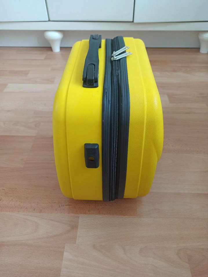 sarı el bavul valiz - Görsel 4
