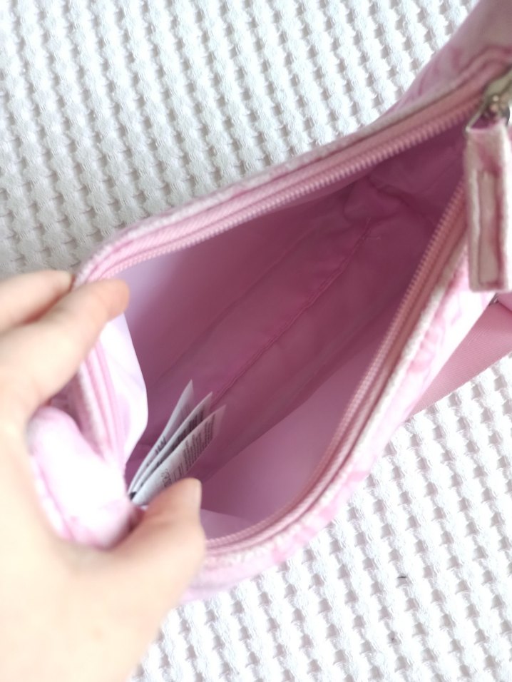 h&m pembe  askılı çanta - Görsel 3