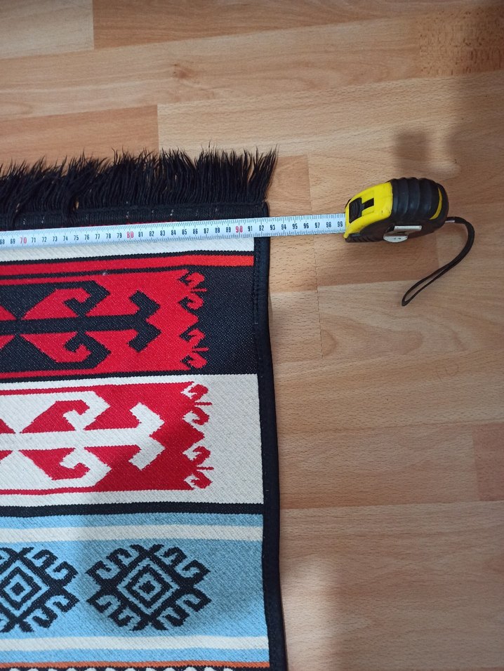 Etnik Desenli Çok Renkli Halı kilim - Görsel 5