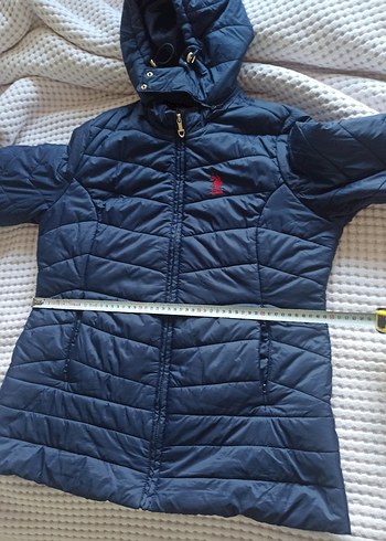 polo lacivert şişme kadın mont - Görsel 5