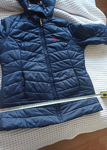 polo lacivert şişme kadın mont - Görsel 6