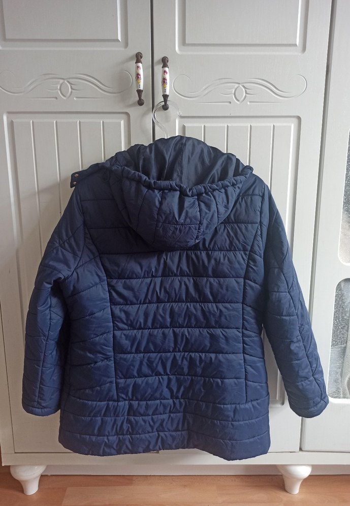 polo lacivert şişme kadın mont - Görsel 2