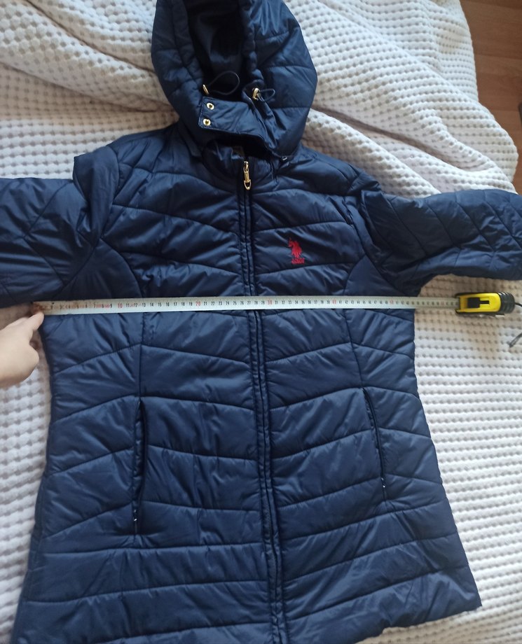 polo lacivert şişme kadın mont - Görsel 4