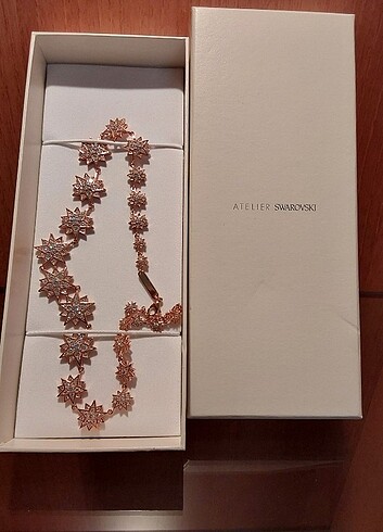 Beden altın Renk Orijinal Atelier Swarovski Kolye