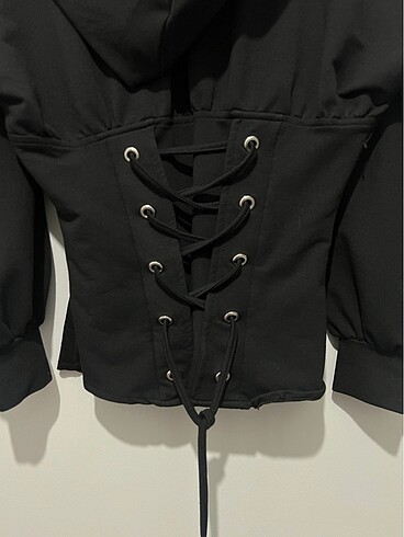 s Beden korse modelli crop hırka