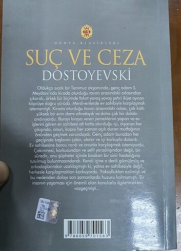  Beden Renk Suç ve Ceza, Dostoyevski