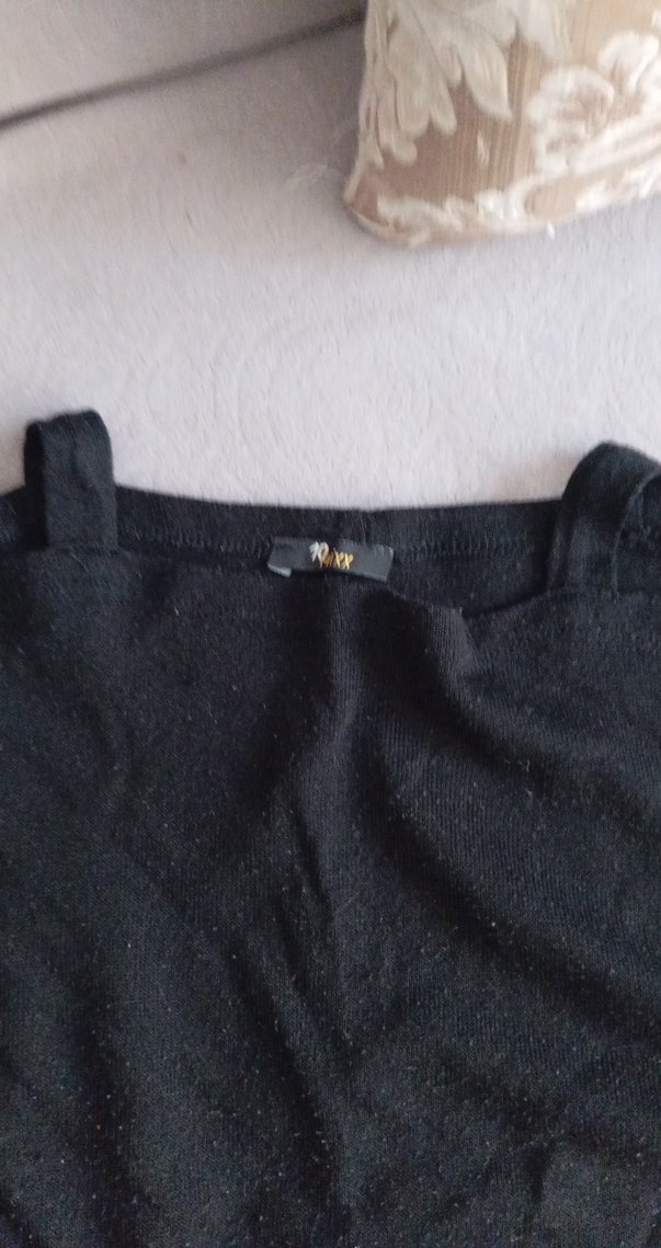 Siyah Örgü Kadın Boğazlı Kazak - Görsel 3