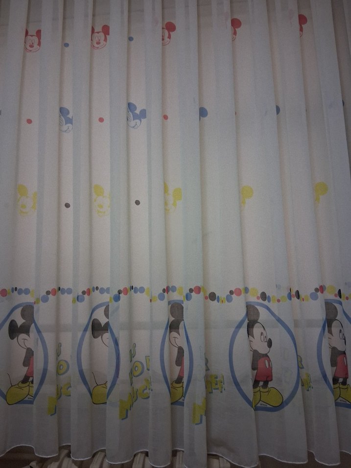 Pastel Renkli Baskılı Perde - Görsel 2