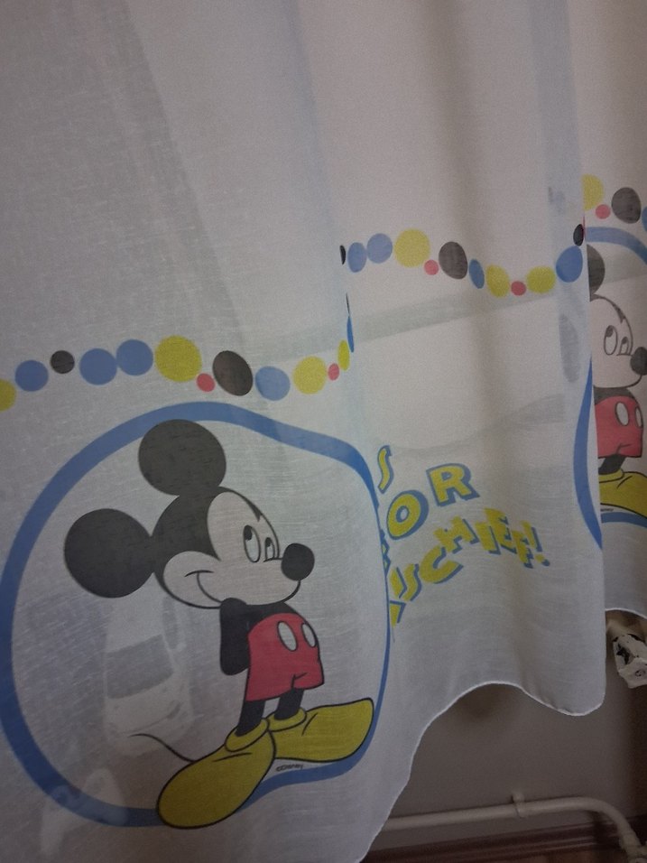 Pastel Renkli Baskılı Perde - Görsel 4