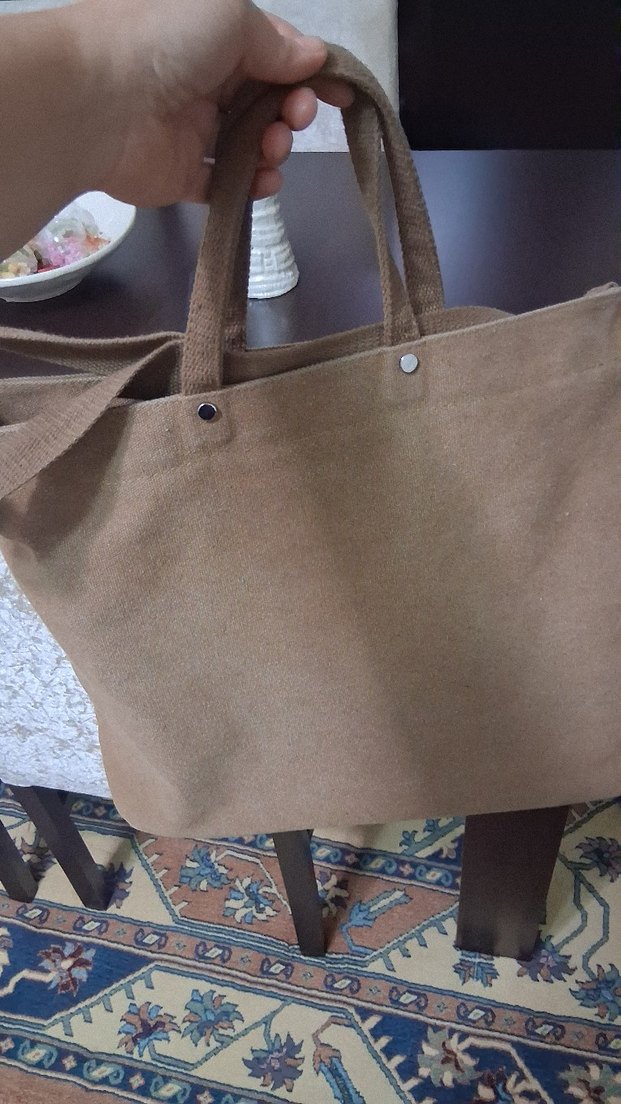 Bej Süet Tote Çanta — görsel 2/6