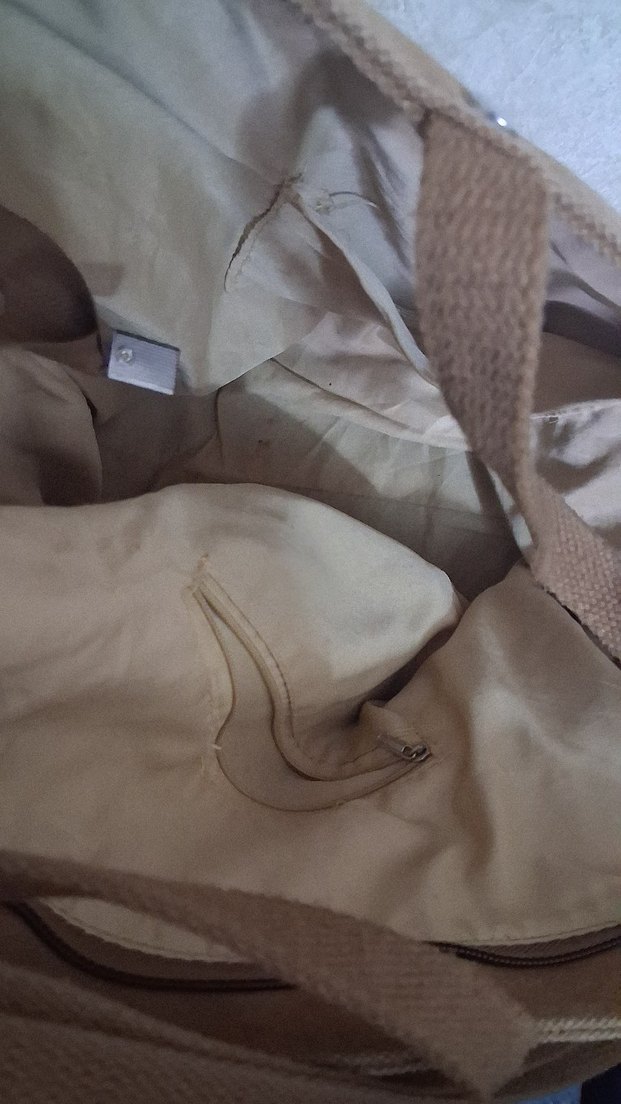 Bej Süet Tote Çanta — görsel 5/6