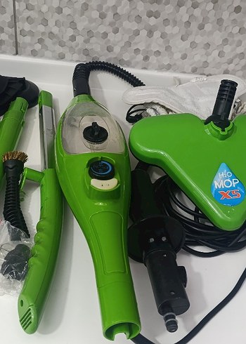 Yeşil Renkli Çok Parçalı Elektrikli buharlı  Temizlik - Görsel 3