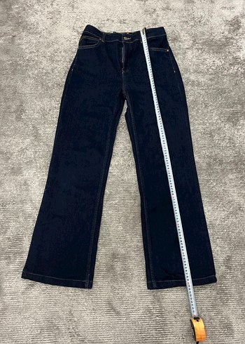 Kadın Lacivert Midi Denim Jean